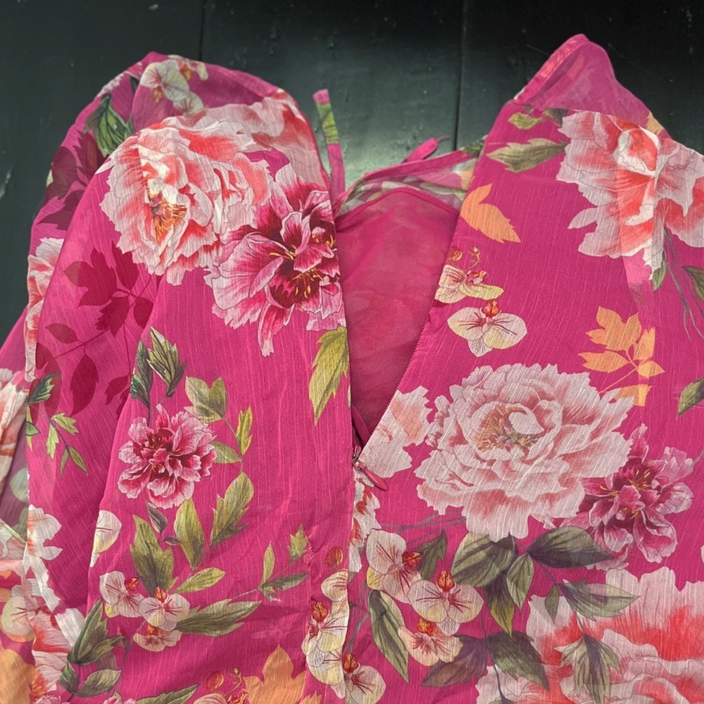SAU-LEE Floral Pink Maxi Dress - Picture 4 of 9